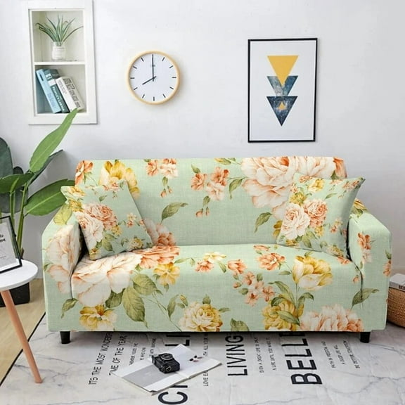 Classic Floral Printed Sofa Cover Home Living Room Full Package Elastic Dust Cover rative Cover Combination Sofa Universal