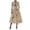 A84-Multicolor, variant on Sokhug Dresses for Women Midi Dresses V Neck Puff Long Sleeve Print A-Line Vintage Dresses