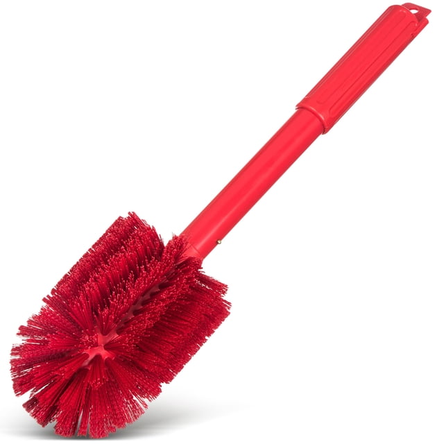 SPARTA Brosse de Réservoir Industrielle, Brosse à Tuyau avec Poignée pour Cuisines Commerciales, Polyester, 16 Pouces, Rouge