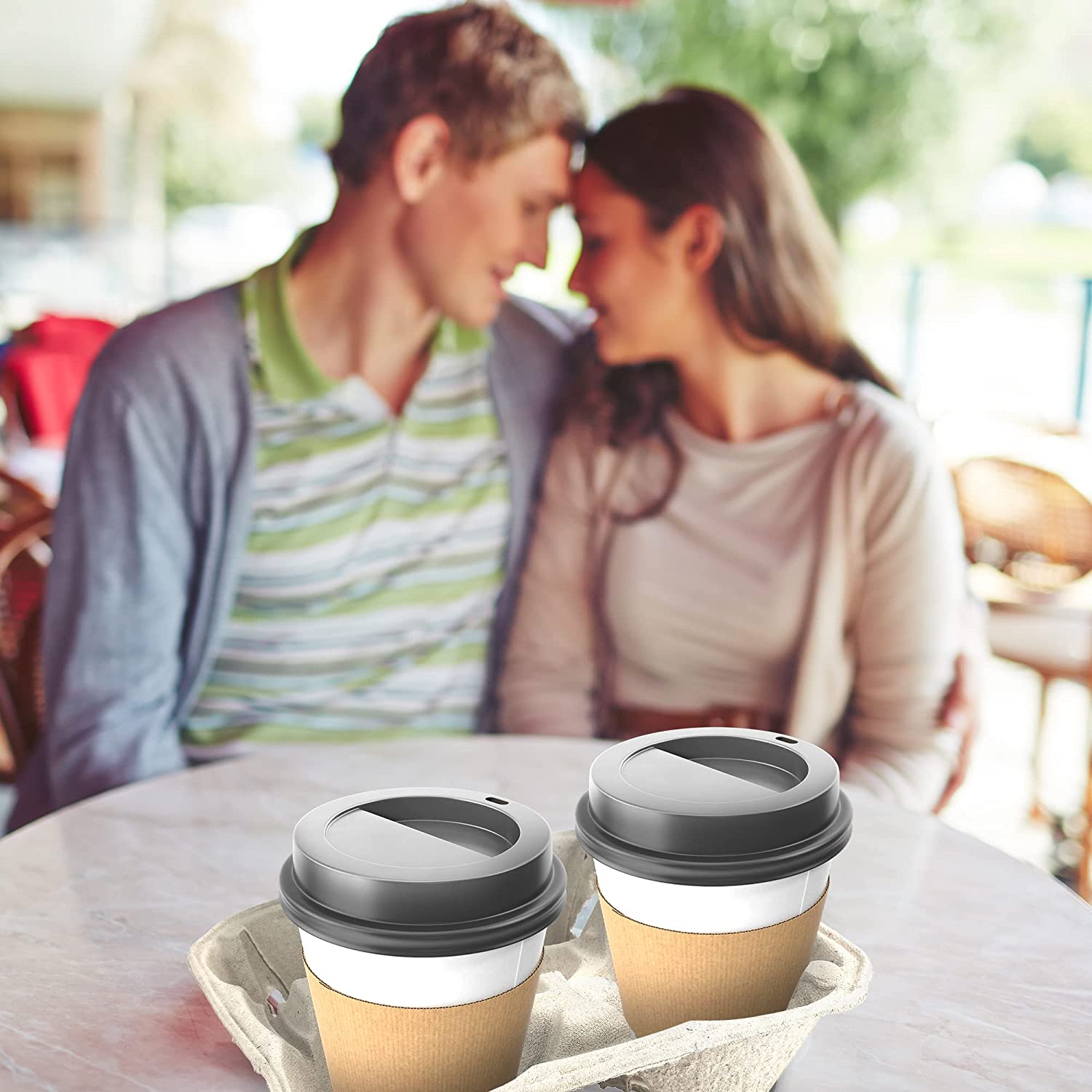 MT Products 4-Cup Biodegradable Pulp Fiber Drink Carriers – Pack Of 25, Made In USA