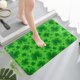 thumbnail image 1 of Uuiauoio Quick Dry Bath Mat for Bathroom,Super Absorbent Happy St. Patrick's Day Bath Rug Non-Slip Rubber Backing,Machine Washable Bathroom Floor Mat for Shower, Tub, Sink Area Green Clover 16x24, 1 of 6