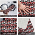 thumbnail image 3 of Pofeuu Graffiti Valentine Day Print Flannel Doormats Rug16"x24"Rug Washable Doormats Indoor Outdoor Rugs for Layered Front Door Mats, Porch, Kitchen, Entryway, 3 of 7