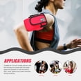 thumbnail image 1 of BESTYASH Brassard de Téléphone de Sport Rouge avec Tissu Respirant pour une Utilisation Extérieure Confortable, 1 of 6