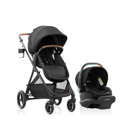 Evenflo Shyft Intuiti+ Travel System featuring LiteMax NXT with SensorySoothe Eclipse Black