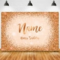 thumbnail image 1 of Nombre personalizado foto oro plata brillo fiesta de cumpleaños Banner fondos Baby Shower DIY cumpleaños fotografía telones de fondo sesión fotográfica Tan Jianjun unisex, 1 of 2