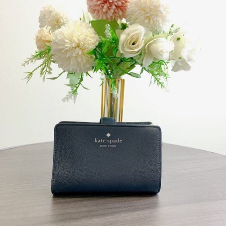 Kate Spade KG676 Schuyler Medium Compact Bifold Wallet IN Blazer Blue