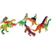 Dazzling Toys Large Assorted Dinosaurs 4"-5" Larger Size Dinosaur Figures Pack of 12 by dazzling toys