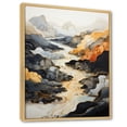 thumbnail image 2 of Designart "Endless Journey Along the Meandering River III" Landscape & Nature Floater Framed Wall Art Print, 2 of 7