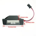 thumbnail image 4 of Yassdwbn 1 Pair LED License Plate Light Lamp 26510-JD00A For Nissan Qashqai II 2014-2024, 4 of 5