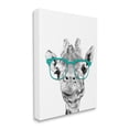 thumbnail image 2 of Stupell Industries Fun Giraffe In Glasses Animal Animals & Insects Painting Gallery Wrapped Canvas Print Wall Art, 2 of 5