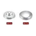 thumbnail image 3 of Uxcell 500 Set Button Supplies 24L(15mm/0.6") Aluminum Button Parts for Button Maker Machine, 3 of 5