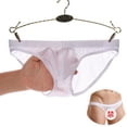 thumbnail image 1 of Summer ice silk briefs Men's Low waist slim underwearpangjing, 1 of 3
