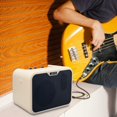 thumbnail image 3 of SUNYIN Bass AMP Combo Portable 10W Bass Amplifier with 10ft Guitar Cable MA-10B Dual Channel Mini Bass Amplifier Practice Bass In, 3 of 7