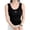 Black, variant on MOJOGO Women's Tank Tops Bow Embroidered Cami Tops with Wide Strap Strenchy Square Neck Ribbed Camisole Summer Going Out & Layering Wear Black Free Size