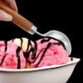 thumbnail image 1 of PEONAVET Ice Cream Spoon 304 Stainless Steel Spoon Wooden Handle Ice Cream Spoon Ice Cream Spoon, 1 of 9