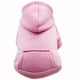 thumbnail image 2 of RKSTN Dog Clothes Pet Dog Solid Color Sweater with Pocket Pink Xs, 2 of 2