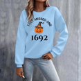 thumbnail image 4 of Chandail en Molleton Grande Taille, Chandail à Capuchon Imprimé Vache Western Vacances Graphique Chandail Chandail en Molleton Haut Confortable, Chandail en Molleton Col Rond Femmes, Taille : m, 4 of 5