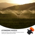 thumbnail image 3 of PAMINGONO Garden Hose Nozzle Sprayer High Pressure 10Pcs 360 Degree Rotating Sprinkler Heads Orange 1.4X0.9X0.9in, 3 of 8