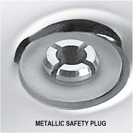 Prestige 10-Liter Deluxe Alpha Induction Base Stainless Steel Pressure Cooker, Small, Silver