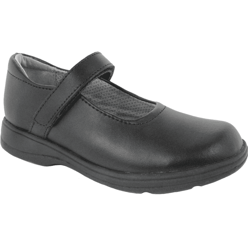 Boys Clarks Hook & Loop Leather/Textile Smart School Shoes Deaton Gate