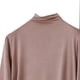 thumbnail image 2 of TaTaai Womens high neck pajama set, 3/4 sleeves, solid color modal, casual trendy, breathable skin-friendly, comfortable fit, great for spring & autumn bedtime & relaxation Gift, 2 of 5