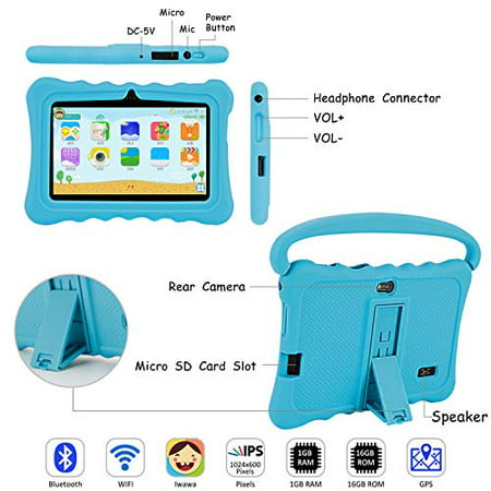 Android Kids Tablets PC, Veidoo 7 inch Kids Tablet with 1GB Ram 