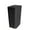 Black, variant on Miyuadkai Square Push-Down Trash Can with Lid, Black, Small Trash Can with Lid Bathroom Garbage Can with Up Lid 13In Plastic Trash Waste Basket for Kitchen Bedroom Narrow Space