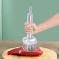 thumbnail image 3 of Stainless Steel Meat Tenderizer With 24 Needles Flavor Marinade Meat Injector, 3 of 6