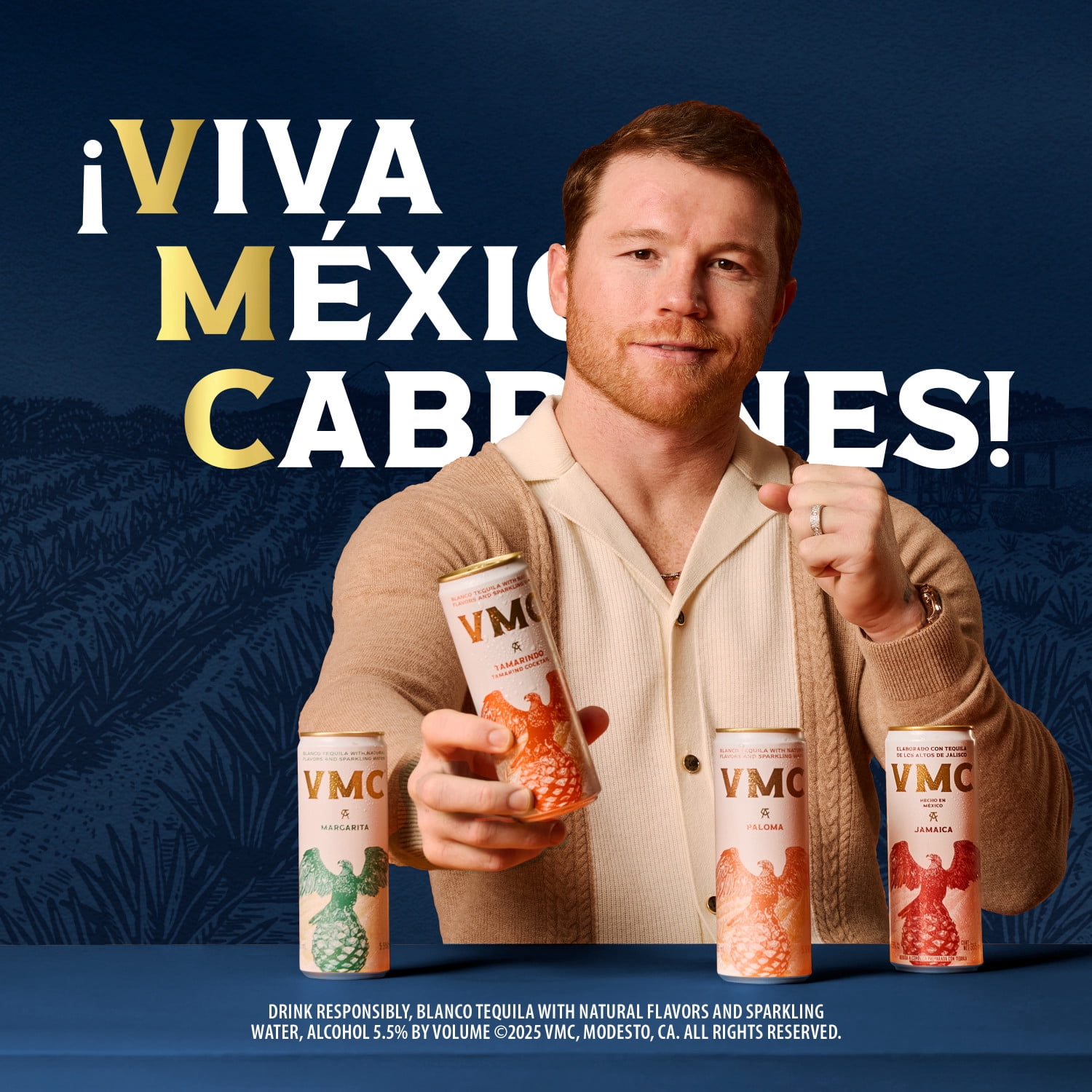 VMC Paloma Tequila Cocktail, 700ml Can, 5.5% ABV