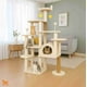 thumbnail image 1 of Mueble Torre Rascador Poli Pets Himalayo 170cm Color Beige, 1 of 6