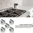 thumbnail image 2 of 5PCS WB03X24818 Stainless Steel Stove Knob Replacement, 2 of 6