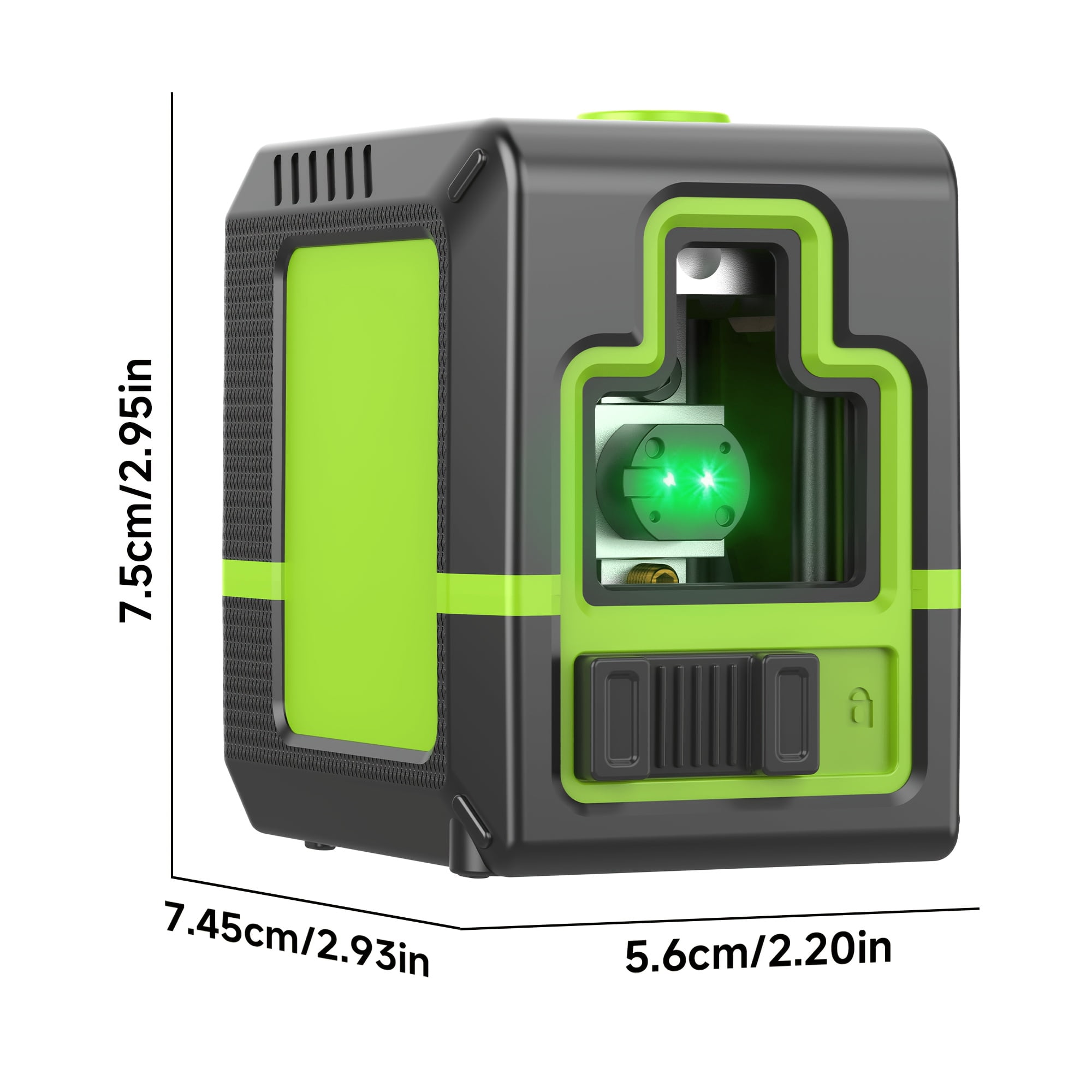 L FINE Self-Leveling Laser Level with Tripod, Green Cross Line, Plastic Housing, Ideal for Picture Hanging, Tile Installation, Home Renovation