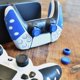 thumbnail image 3 of Setex Set de 2 agarres para palancas analógicas azul – compatible con PS5, Xbox y Switch, 3 of 8
