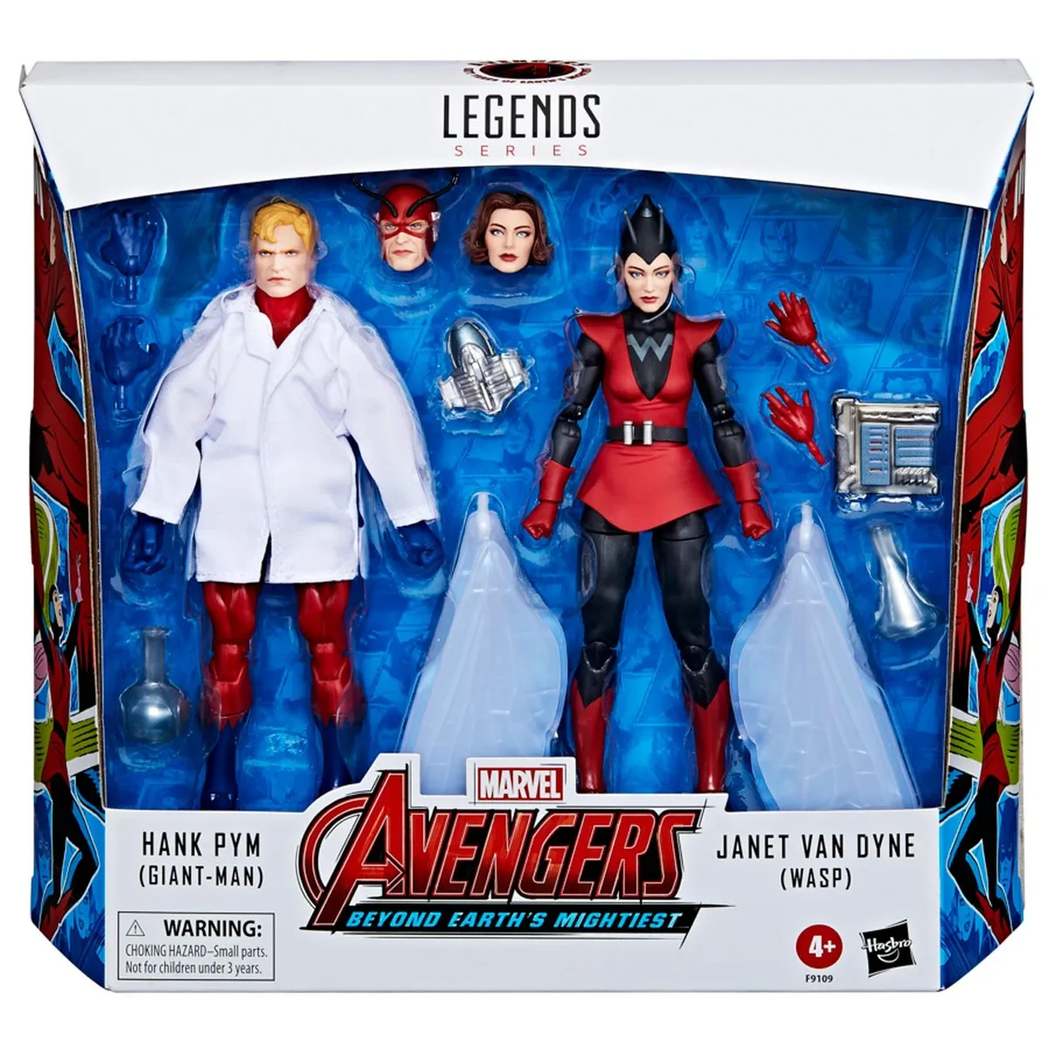 Hasbro Collectibles - Tales to Astonish - Marvel Legends - Hank Pym (Giant-Man) & Janet Van Dyne (Wasp) 60th Anniversary Action Figure 2-Pack