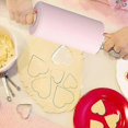 thumbnail image 4 of 2 pcs Silicone Rolling Pin, Baking Rolling Pin, Silicone Rolling Pin, Anti-Rust Rolling Pin, Suitable for Cakes, 4 of 5