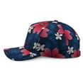 thumbnail image 2 of Flowers Dad Hat, Lightweight and Durable Adjustable Baseball Cap with UV Protection, Vibrant Hawaiian Print and Botanical Pattern for Men Women, 2 of 3