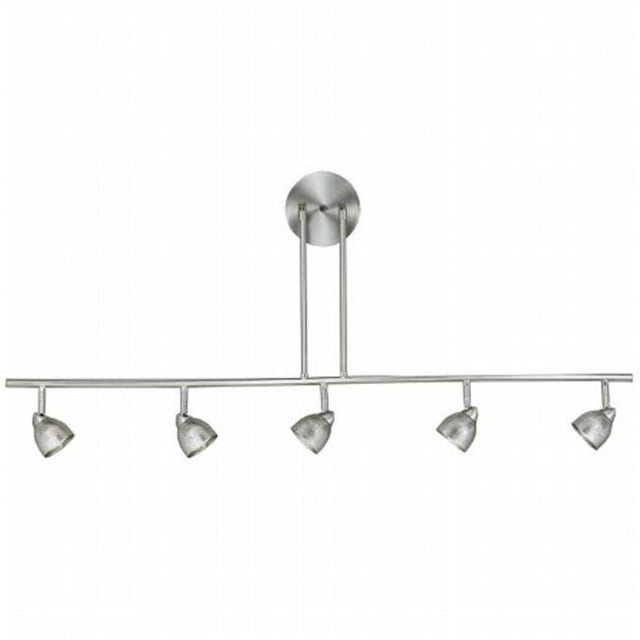 Cal Lighting SL-954-5-BS-CRU Track Lighting- Cone Rust & Brushed steel
