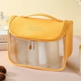 thumbnail image 6 of Large Capacity Travel Cosmetic Bag Clear Wash Bag Makeup Bags Portable Toiletry Organizer with Handle for Women Girls, 6 of 20