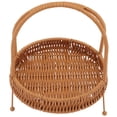 thumbnail image 1 of FESTFENDS Para Postres Y Bocadillos Cesta Tejida Imitación Rattan Marrón, 1 of 6