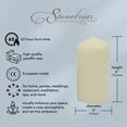 thumbnail image 5 of Stonebriar Ivory Pillar Candles, Unscented, 3" x 6", 65 Hour Burn, 6 Pack, 5 of 6