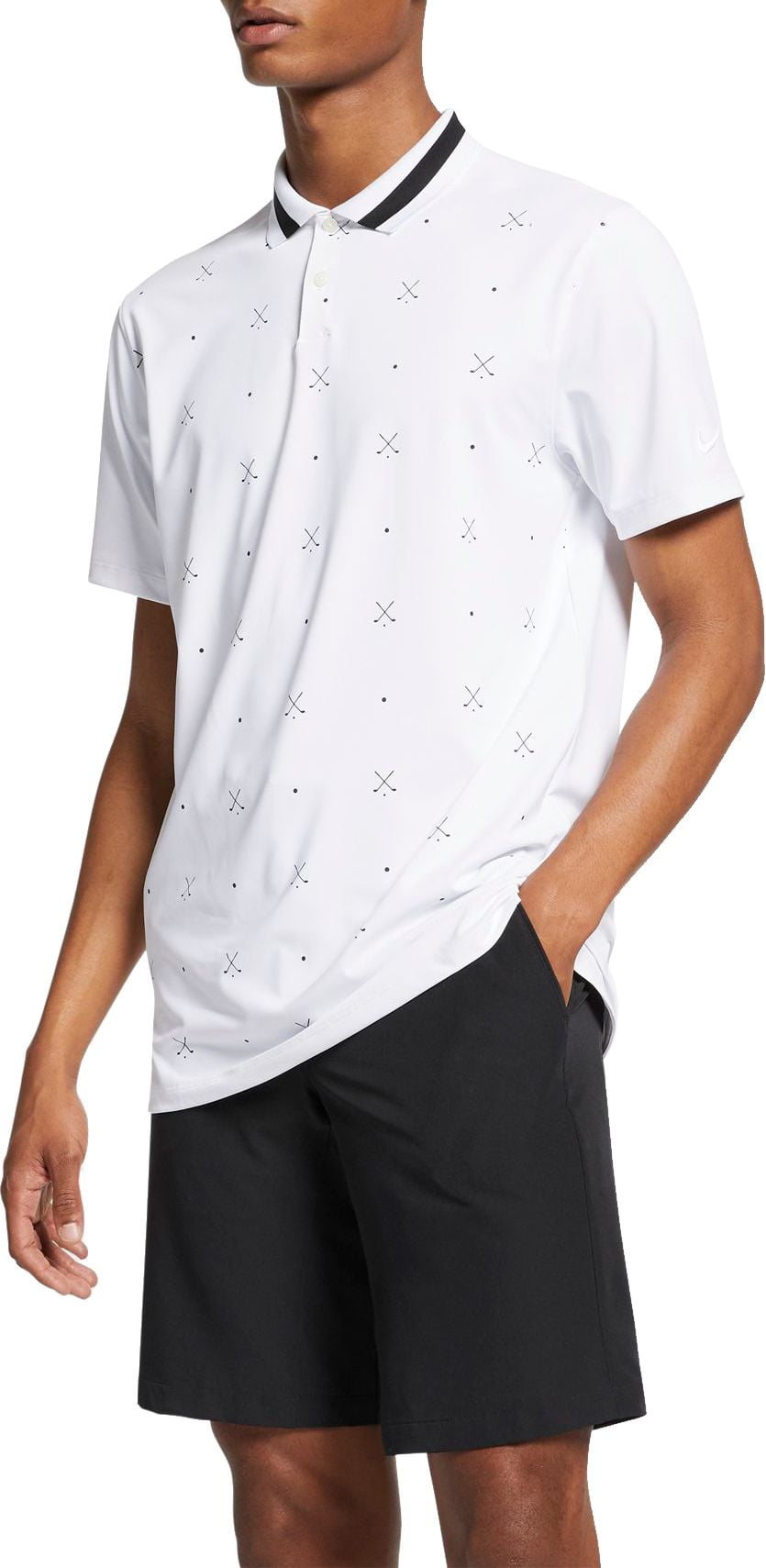 nike men's vapor print golf polo