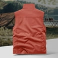 thumbnail image 4 of USNSM Mens Vest Outwear Windproof Lightweight Softshell Vest Photo Hiking Travel Work Sleeveless Jacket with Pockets Red XL, 4 of 4