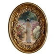thumbnail image 2 of jifeng Oval Picture Frame European Style Craft Graduation Family Elegant Office Desktop, 2 of 9