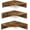 Brown, variant on Corner Shelf Wall Mount, Set of 3 Corner Floating Shelves with Cable Hole, 3 Tier Wood Corner Hanging Shelves, Living Room Bedroom Bathroom, Pink