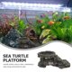 thumbnail image 3 of Terrario tortuga plataforma para tomar el sol simulación rocalla escondite de reptiles terrario decoración de paisajismo, 3 of 5