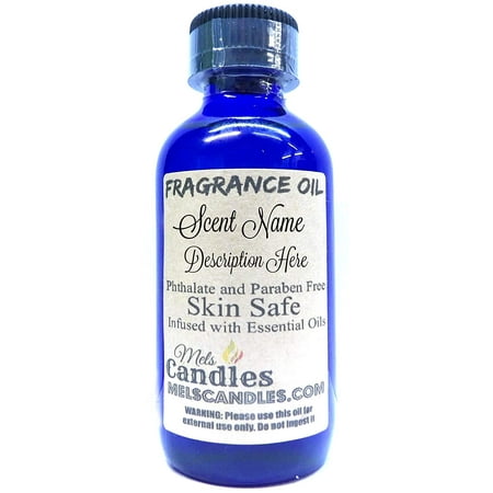 Blue Grapefruit (Grapefruit and Ginger 4oz / 118.29 ml Blue Glass Bottle - Premium Grade A Quality 4 Oz Bottle of Fragrance Oil, Skin Safe Oil, Use in Candles, Soap, Lotions,)