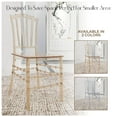 thumbnail image 6 of LeisureMod Acrylic Dining Chair Modern Windsor Back Transparent Design for Modern Home, Kitchen, Synth Collection Set of 2 in Clear, 6 of 8