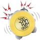thumbnail image 1 of 2023 - Loud Alarm Clock Non Ticking Bedside Battery Powered With Snooze Dual Alarm Night Light (shikai)-hyj, 1 of 2