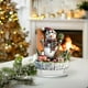 thumbnail image 1 of Crea un adorno navideño invernal de Papá Noel en acrílico 2D para decoración festiva del hogar. Regalo perfecto para decoración navideña. Plato acrílico de pie., 1 of 6