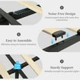 thumbnail image 6 of SIBEDS Full Velvet LED Bed Frame with Adjustable Headboard, 2 Drawers, Smart RGB Lights with Music Sync, Grey, 6 of 8